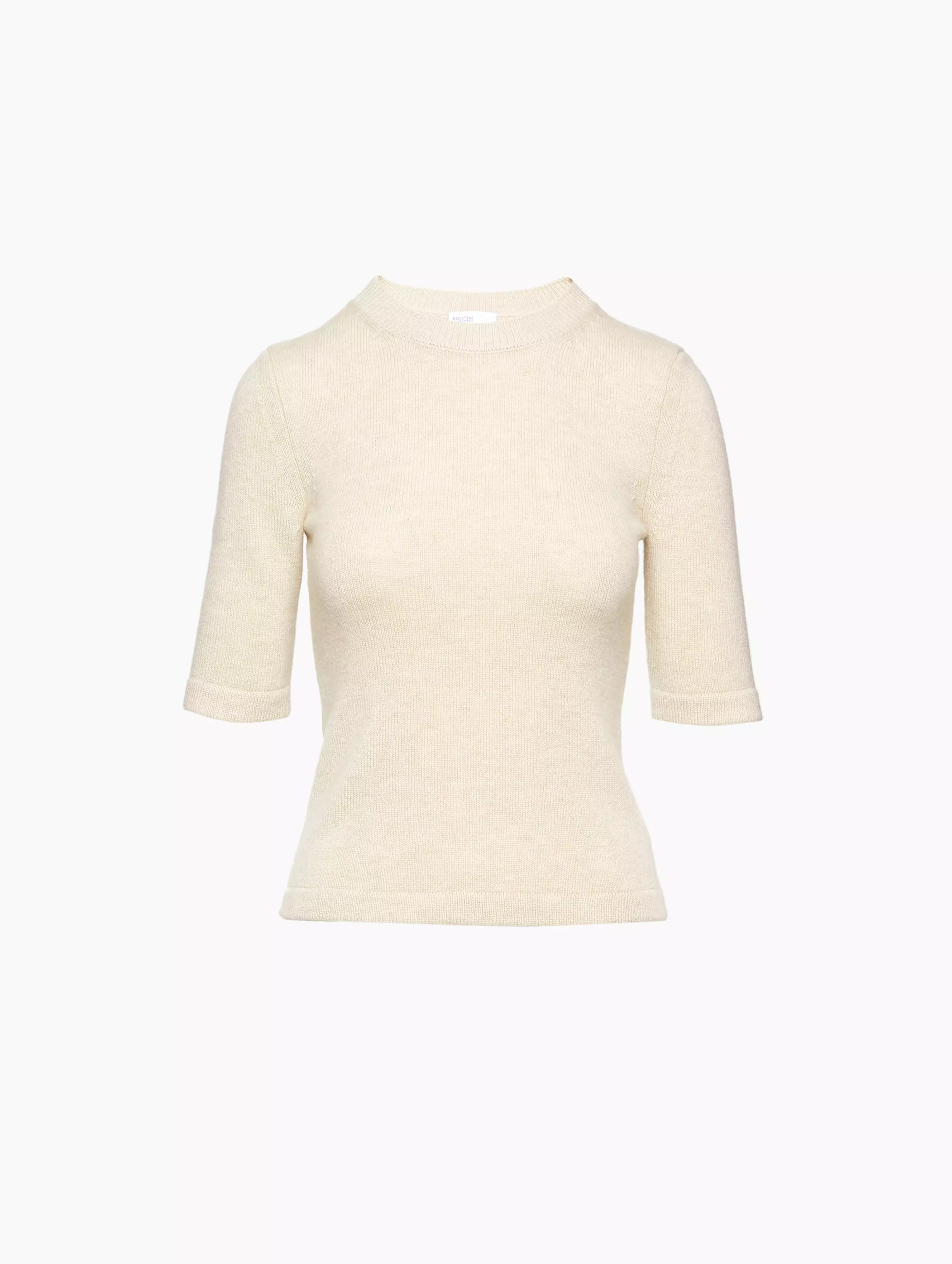 Cropped Sleeve Sweater - Google SEO friendly alternative: Short Sleeve Sweater.