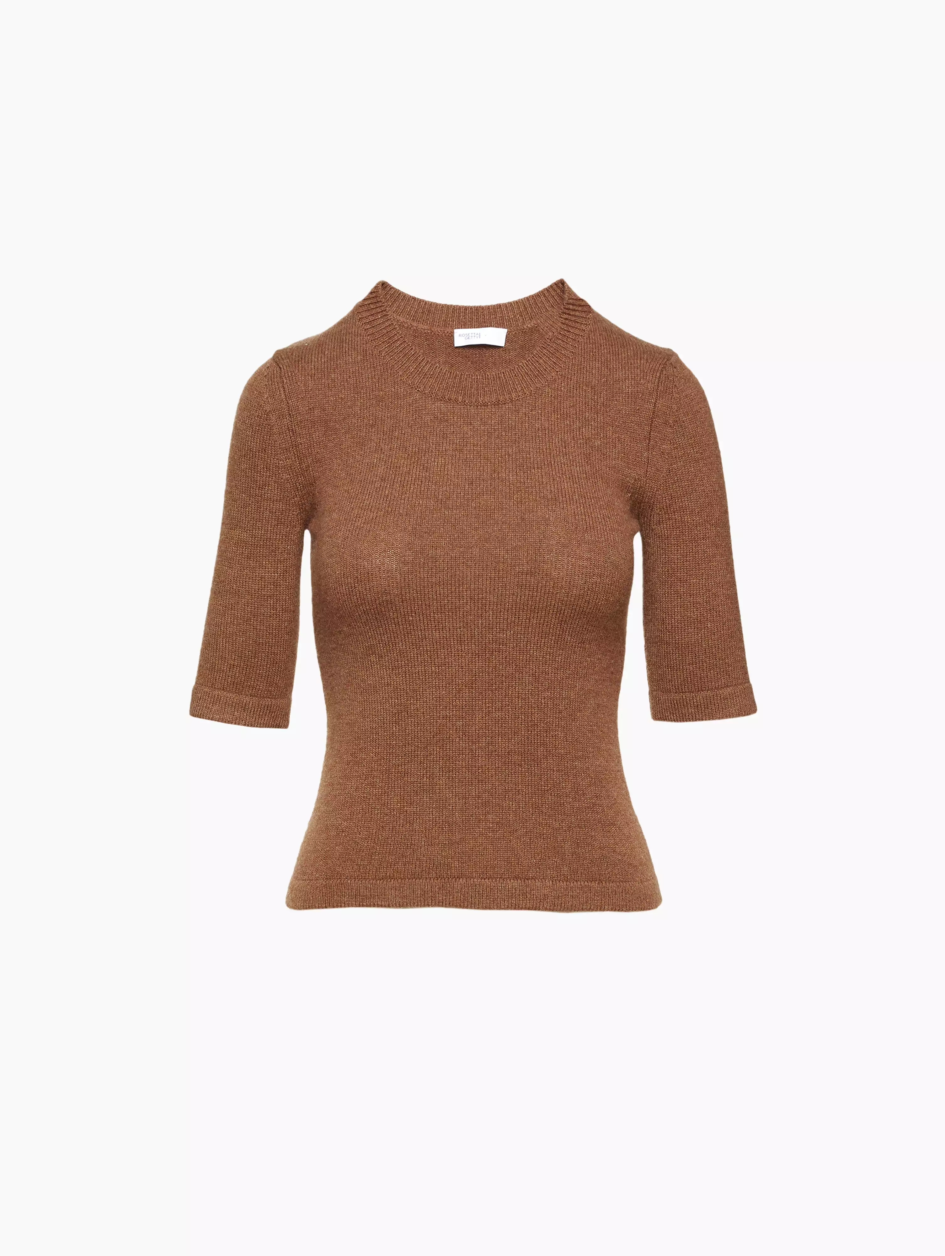 Cropped Sleeve Sweater - Google SEO friendly alternative: Short Sleeve Sweater.