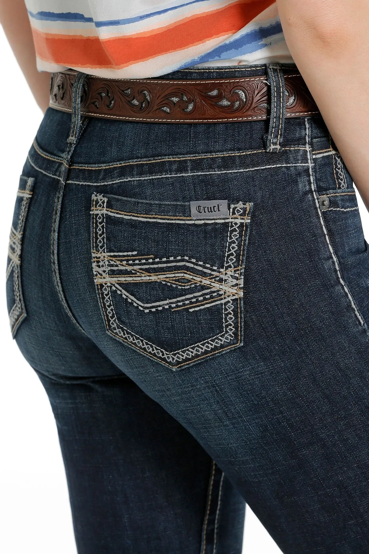 Cruel Denim Ladies Slim-Fit Hannah Jeans - Dark Stonewash - CB71154071