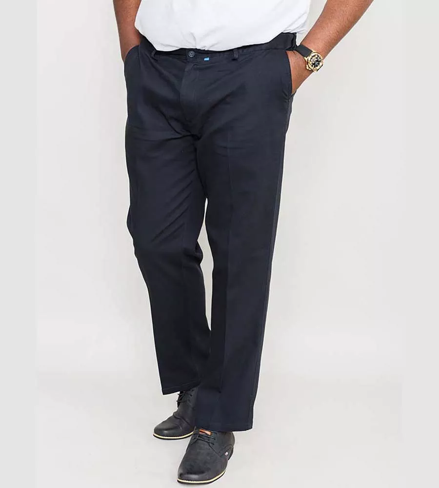 D555 Bruno Indigo Stretch Chino Pant for Big Men