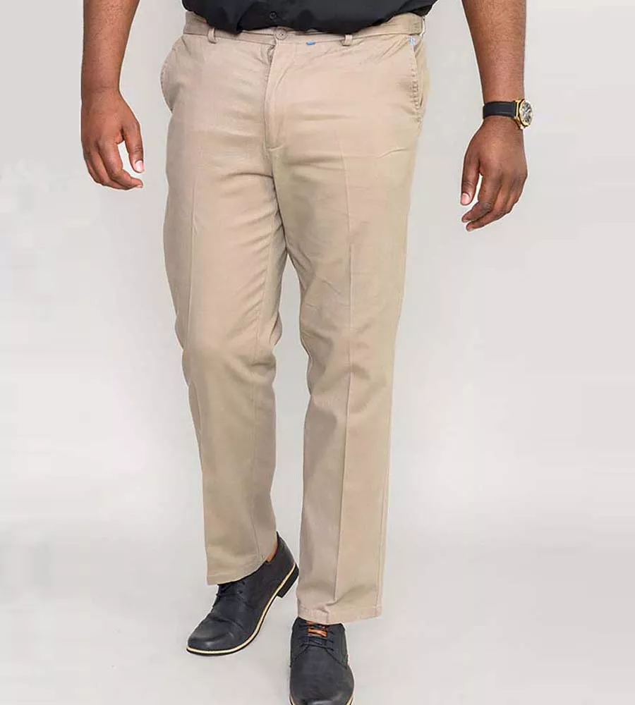 D555 Bruno Stone Stretch Chino Pant for Big Men