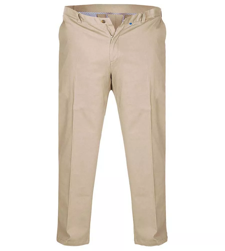 D555 Bruno Stone Stretch Chino Pant for Big Men