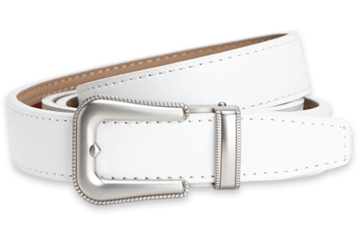 Dakota White Dress Belt