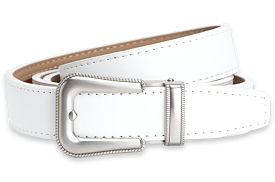 Dakota White Dress Belt