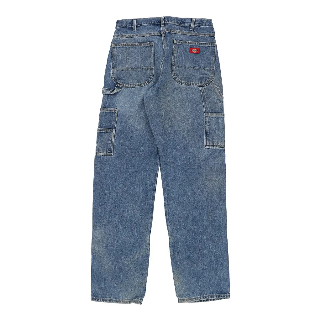 Dickies Blue Cotton Carpenter Jeans - 32W 34L