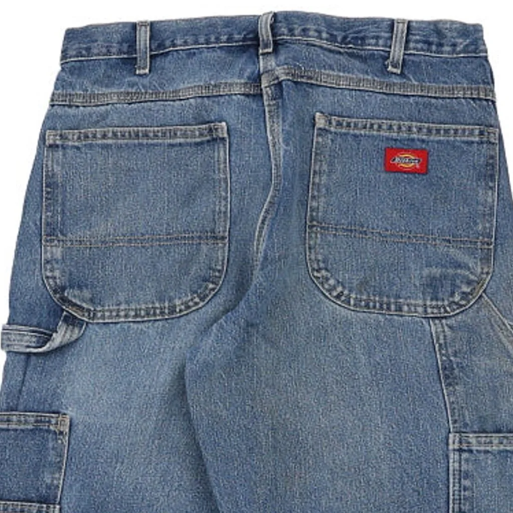 Dickies Blue Cotton Carpenter Jeans - 32W 34L