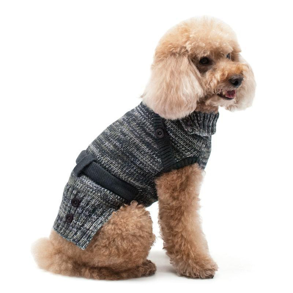 Dog Sweater with Multiway Turtleneck