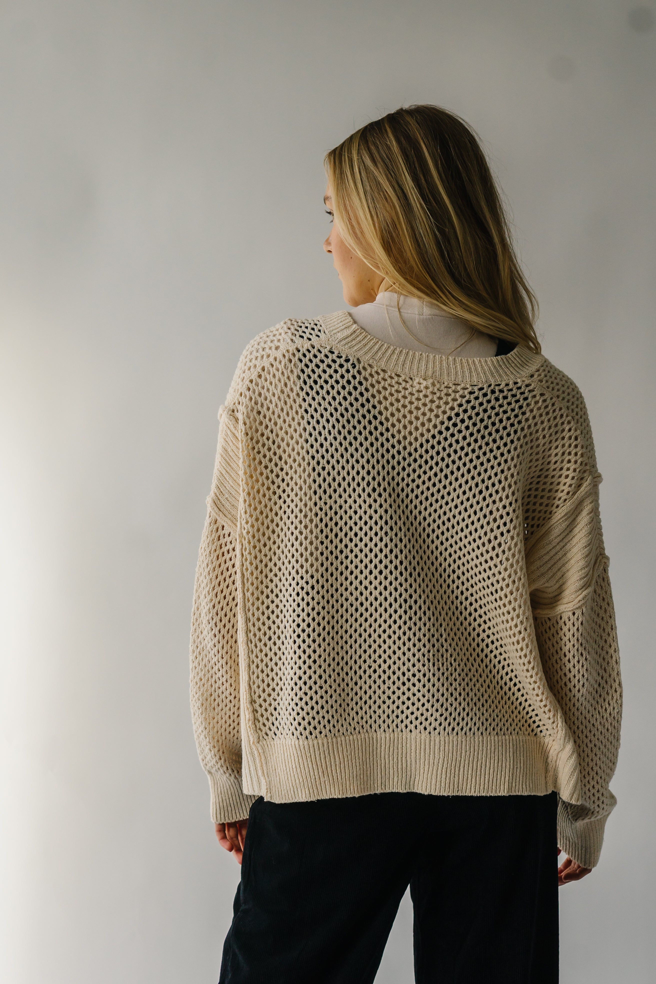 Elberon Natural Knit Cardigan