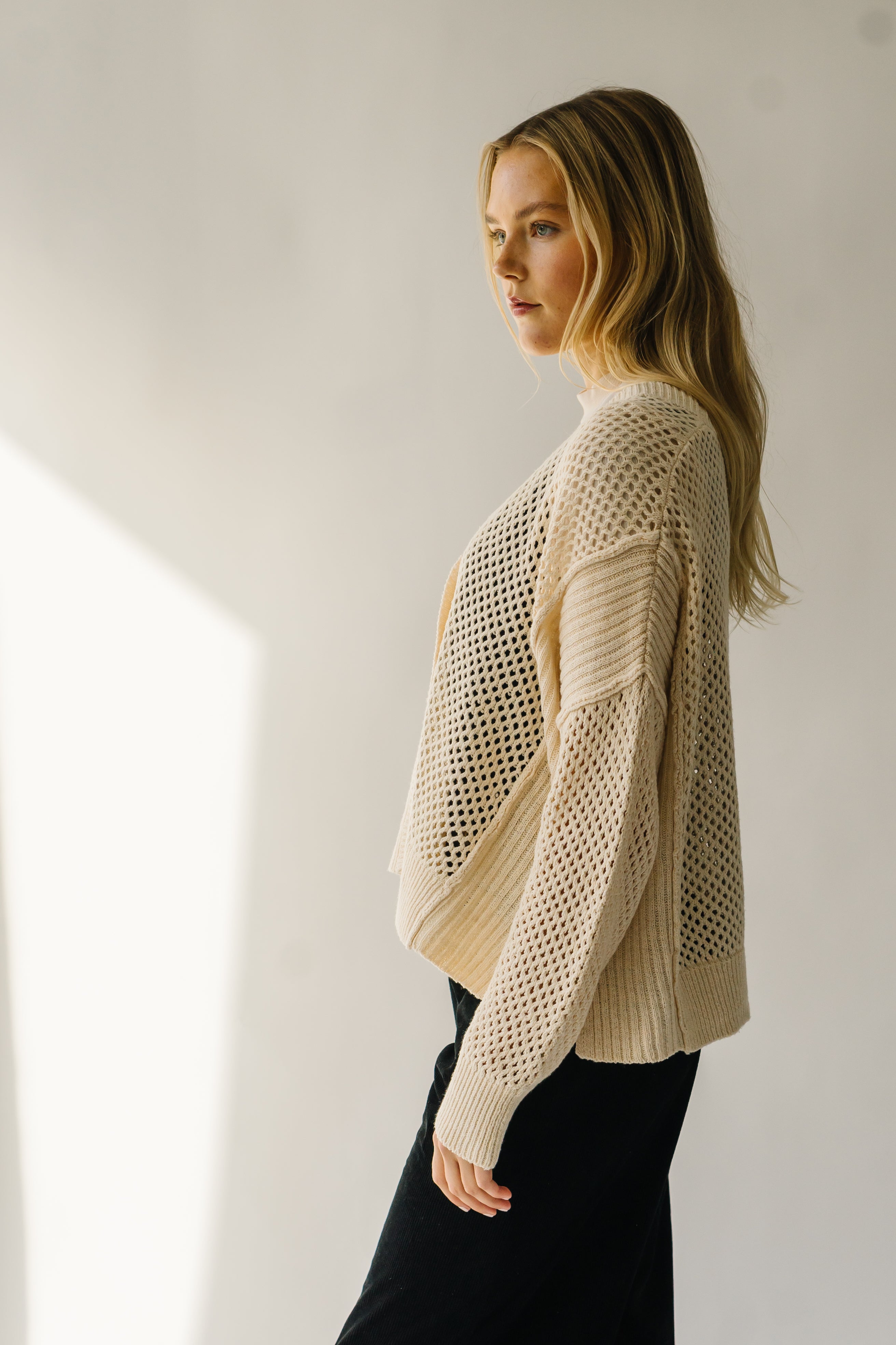 Elberon Natural Knit Cardigan