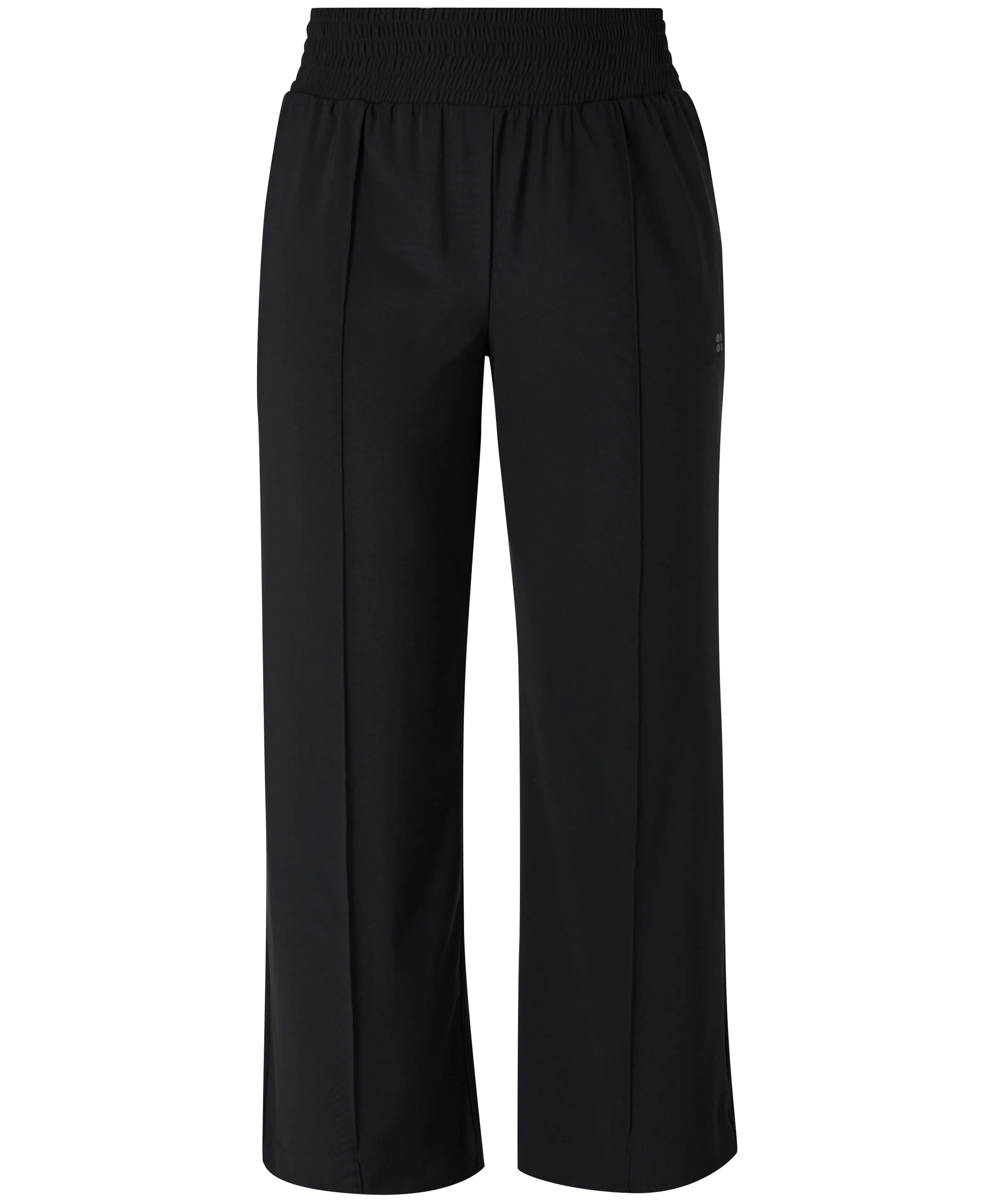 Explorer Black Wide Leg Track Pants