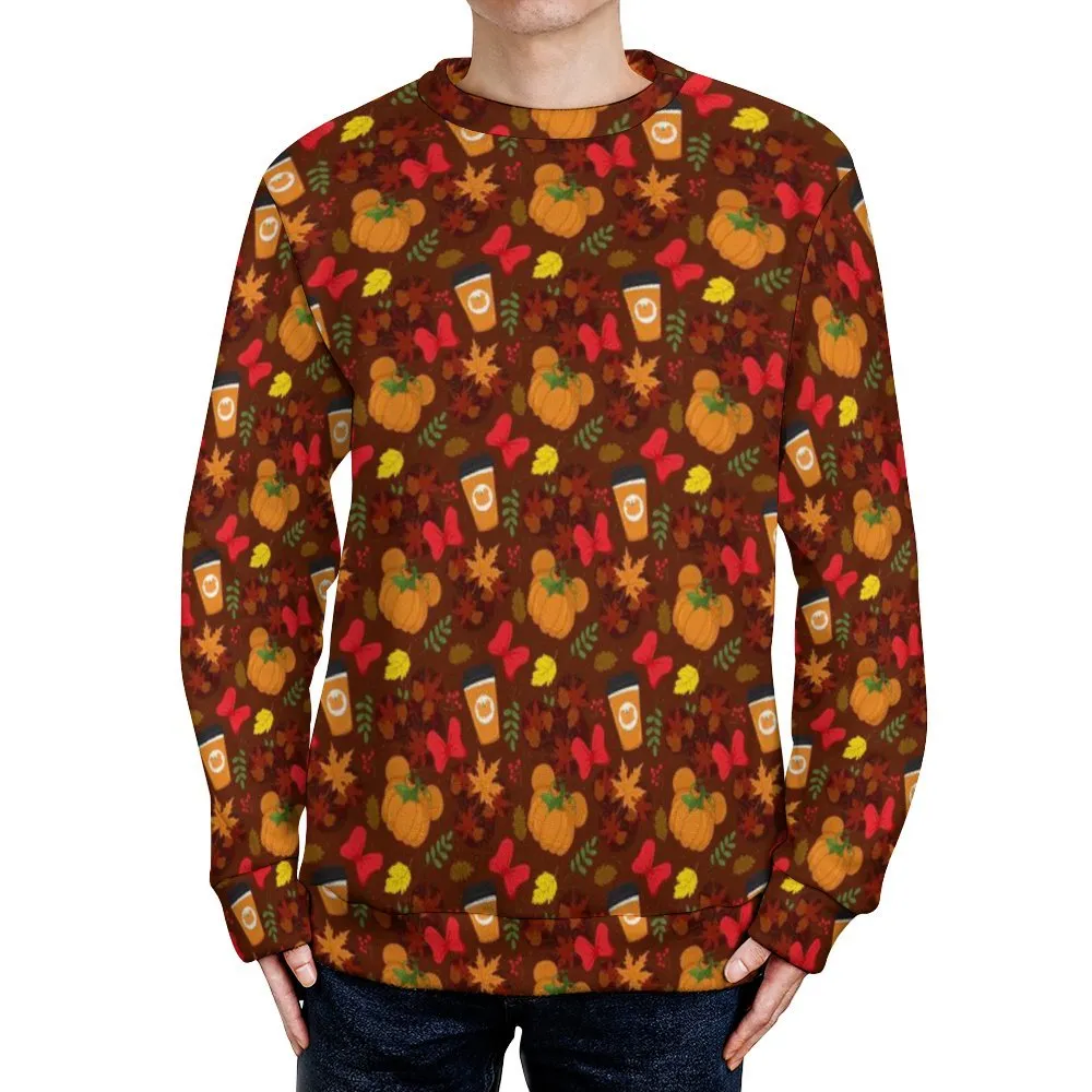 Fall Pumpkins Unisex Crewneck Sweater