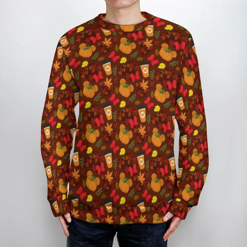 Fall Pumpkins Unisex Crewneck Sweater