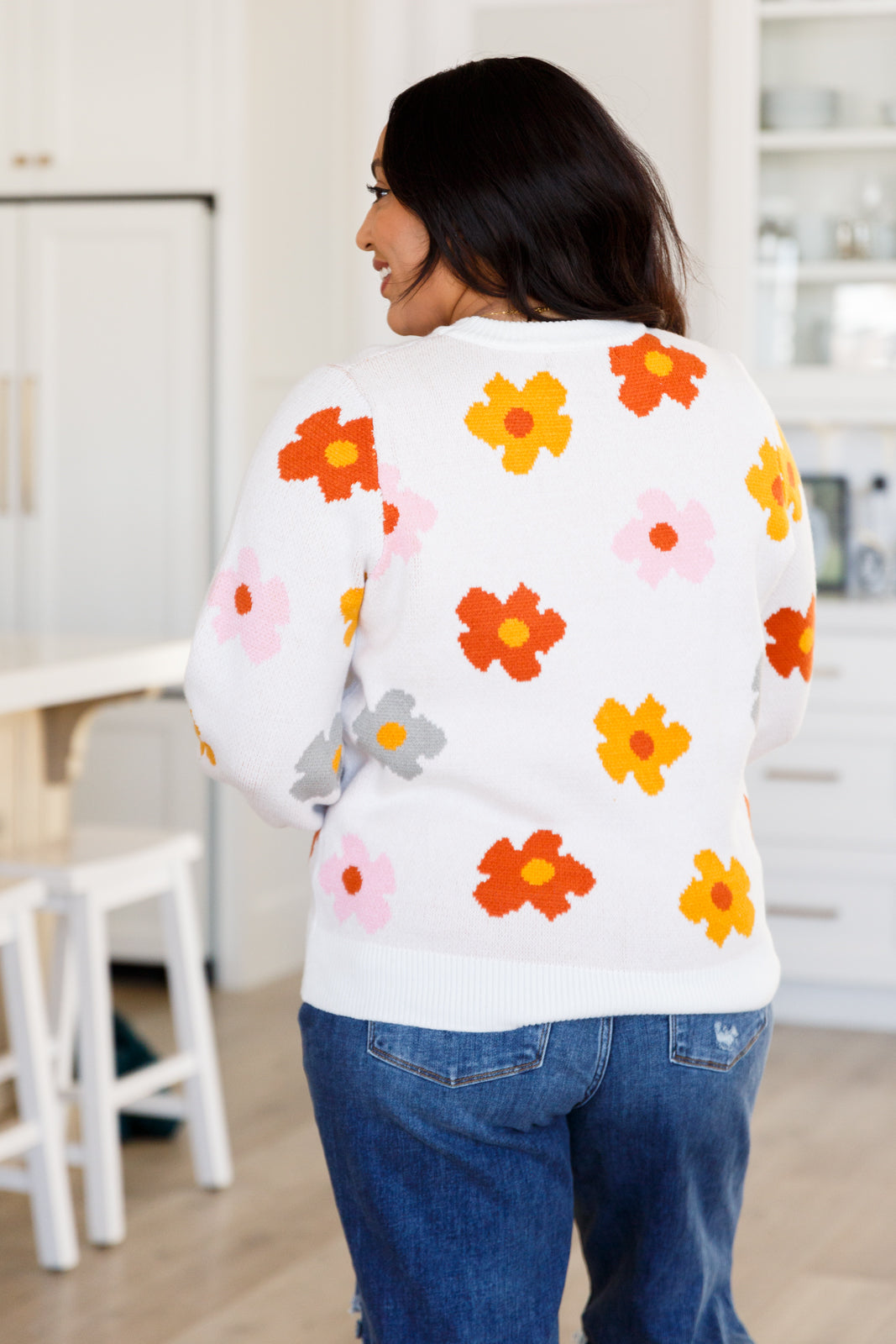 Falling Flowers Sweater