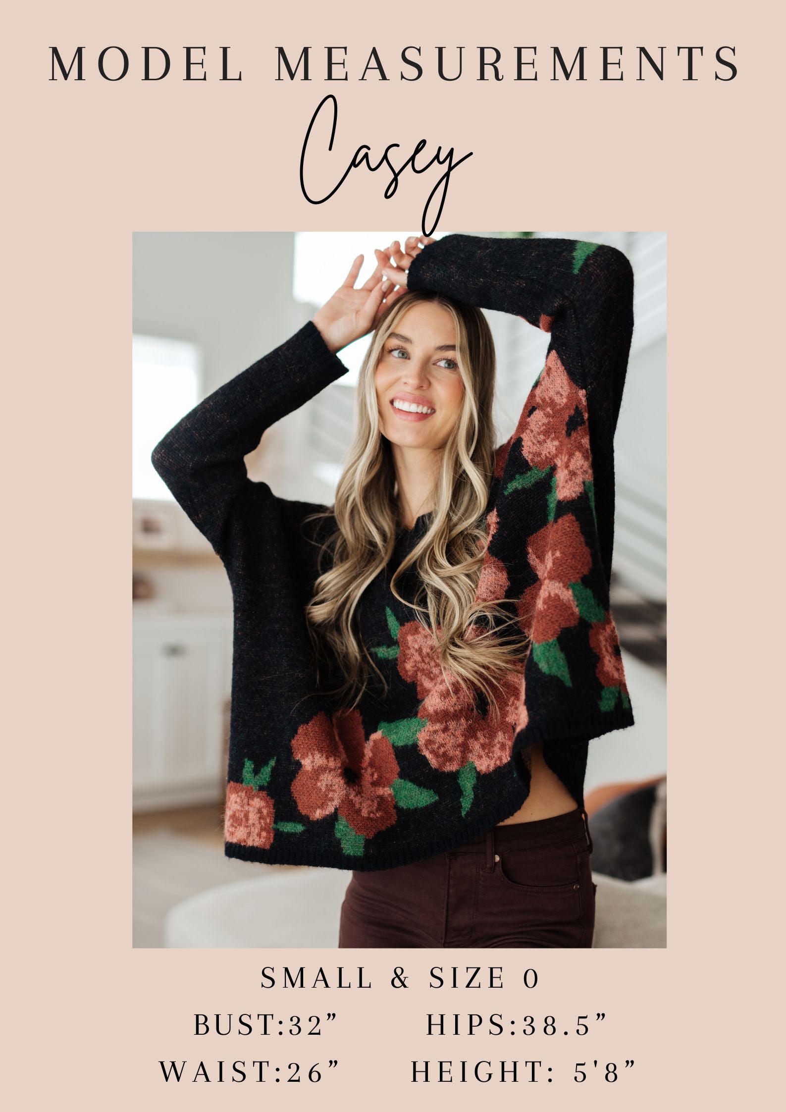 Falling Flowers Sweater