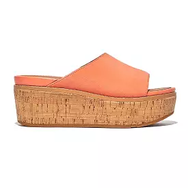 FitFlop Eloise Coral Suede Slip-On with Cork Wrap