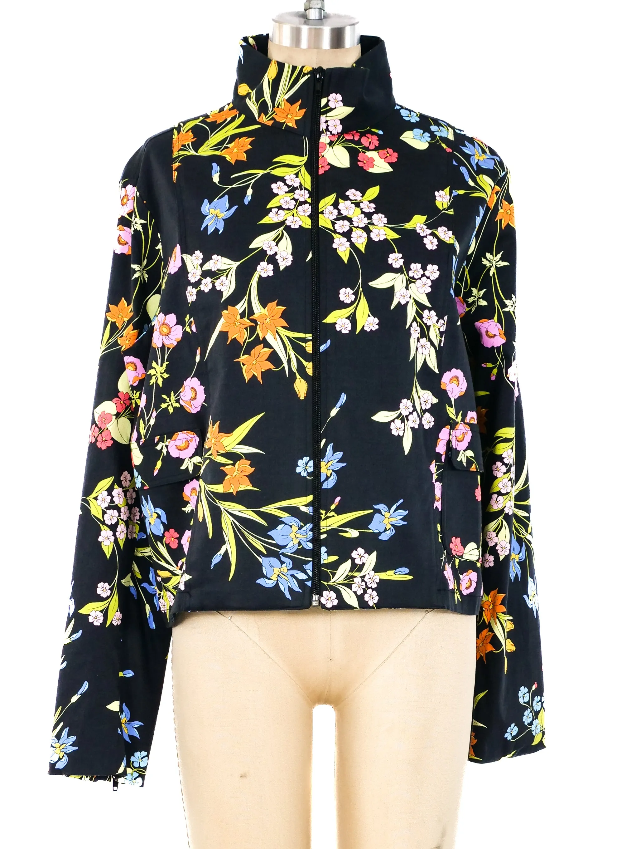 floral printed jacket by Averardo Bessi