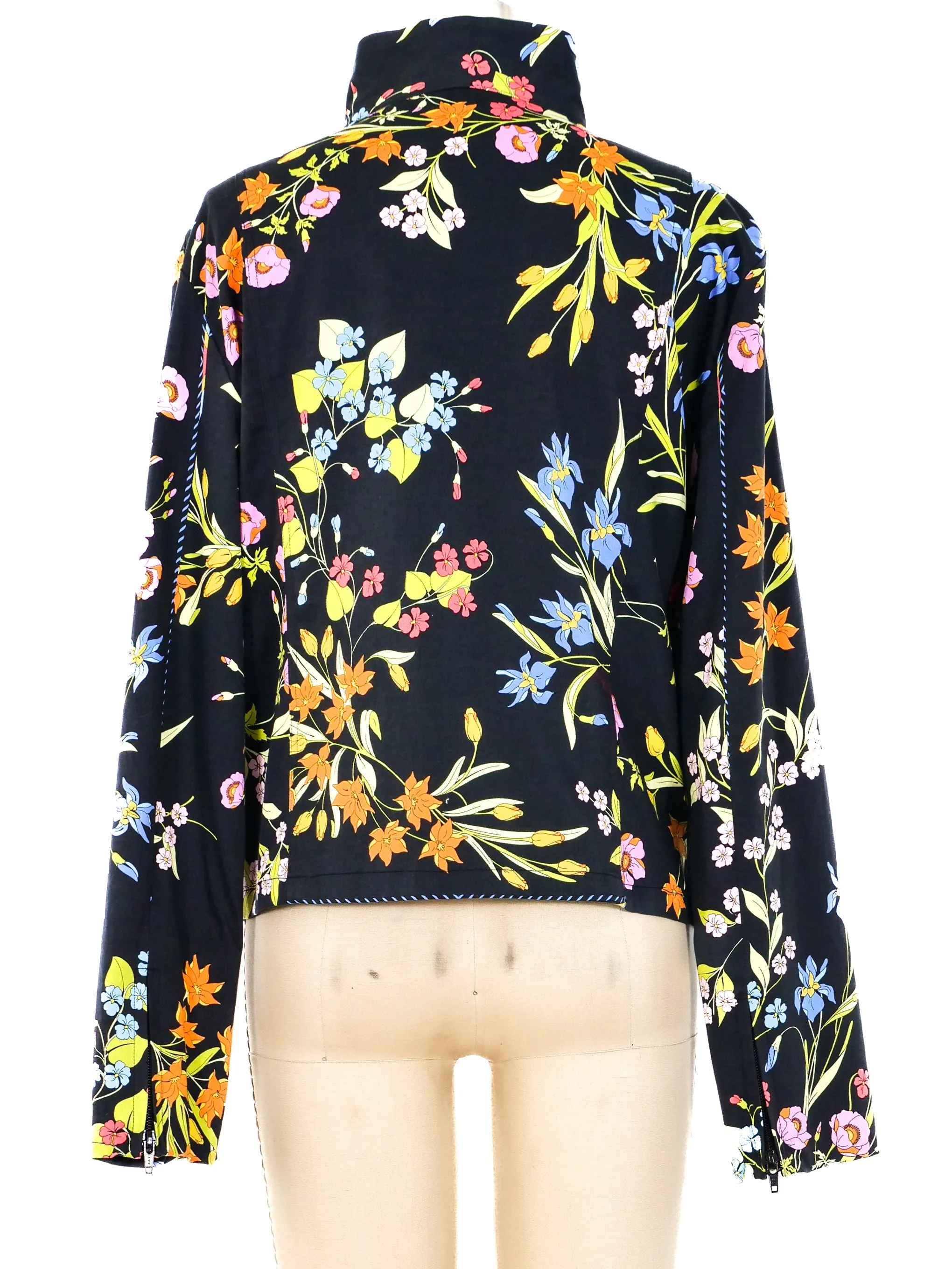 floral printed jacket by Averardo Bessi