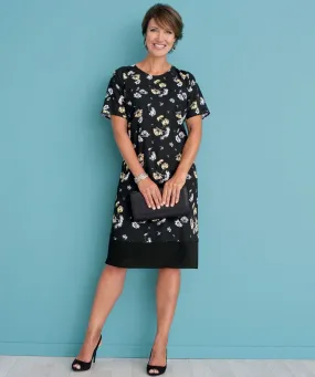 Floral Print Shift Dress