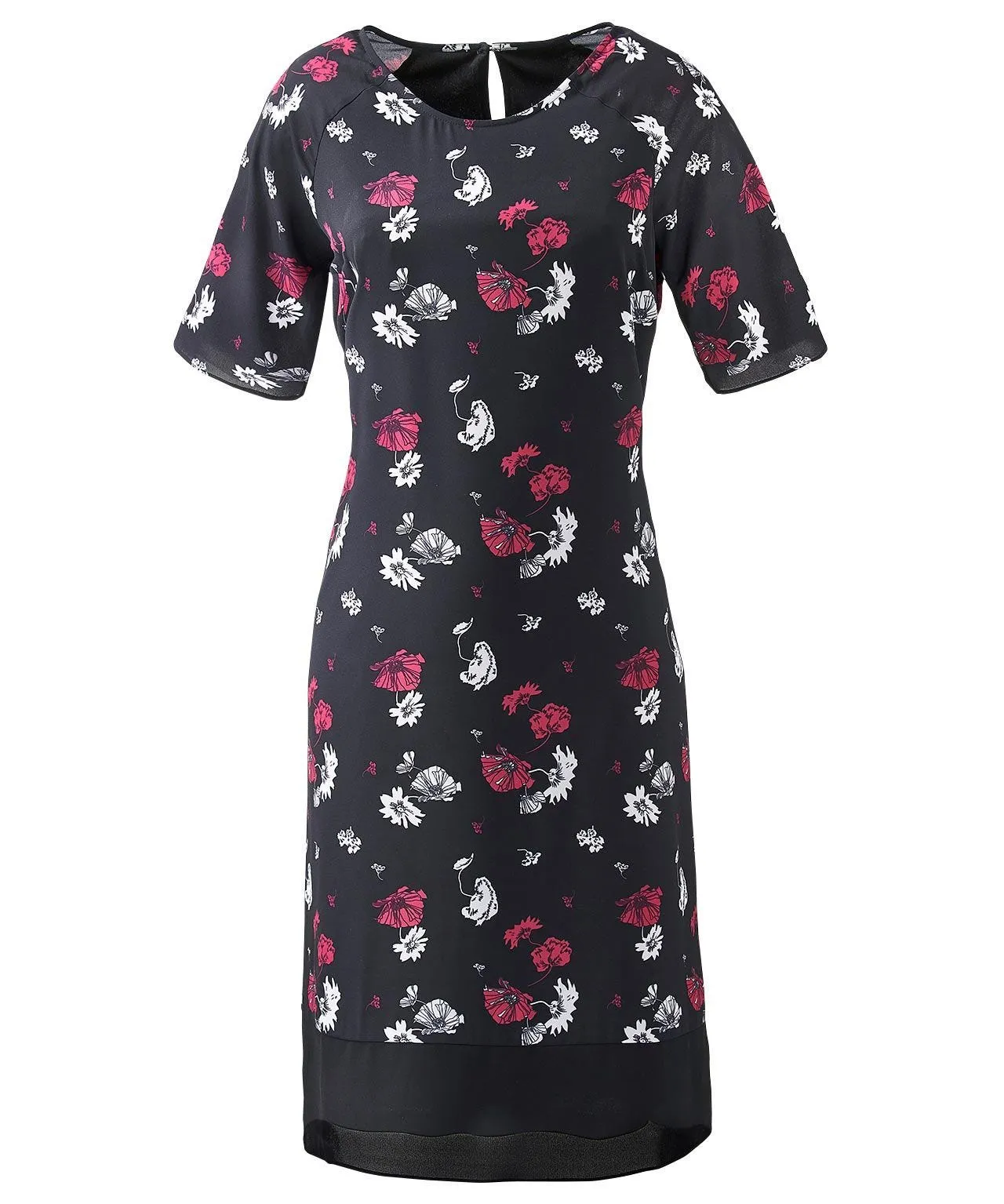 Floral Print Shift Dress