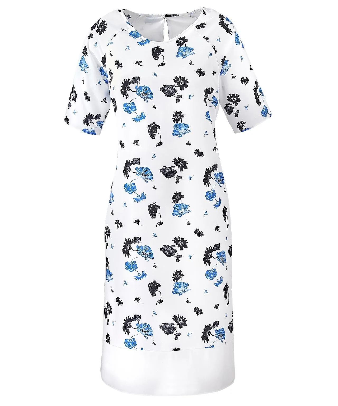 Floral Print Shift Dress