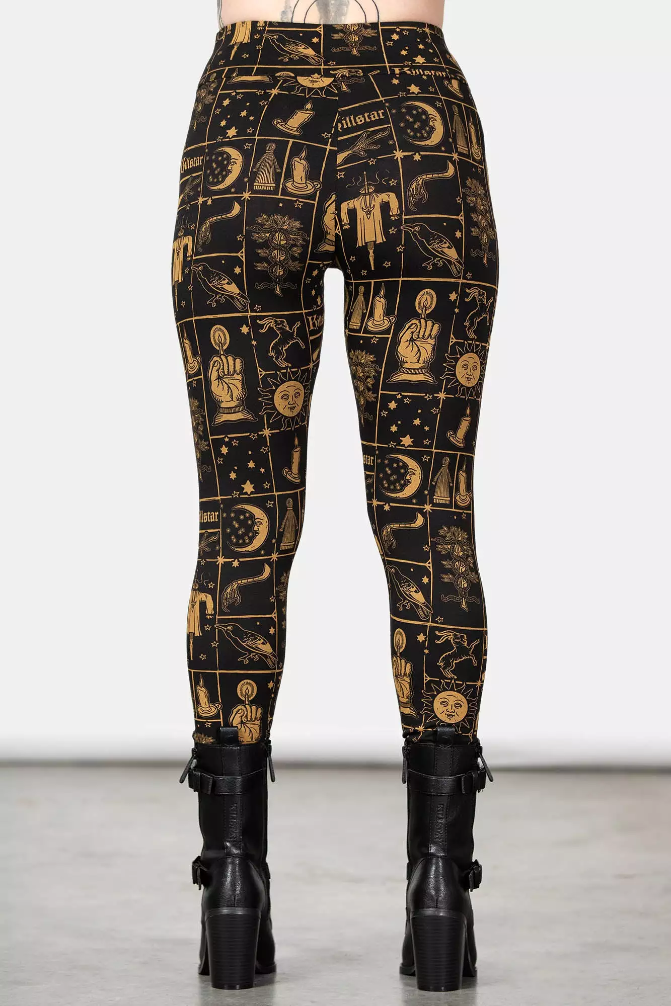 Folk Horror Leggings -> Trendy Folk-Inspired Leggings for Unique Style