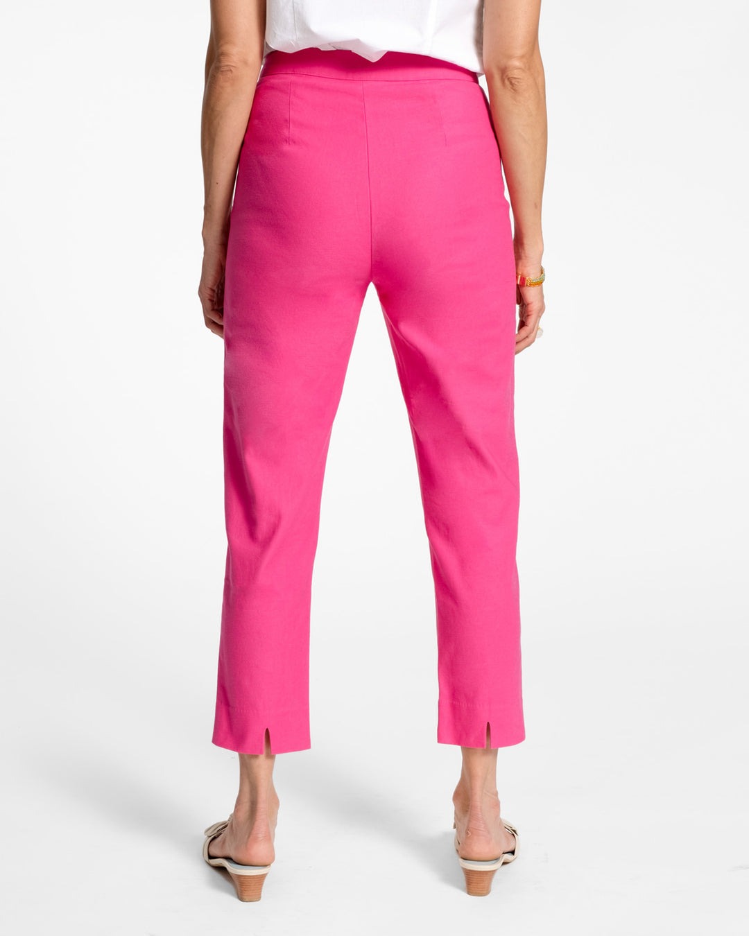 Frances Valentine Lucy Stretch Cotton Pink Pants