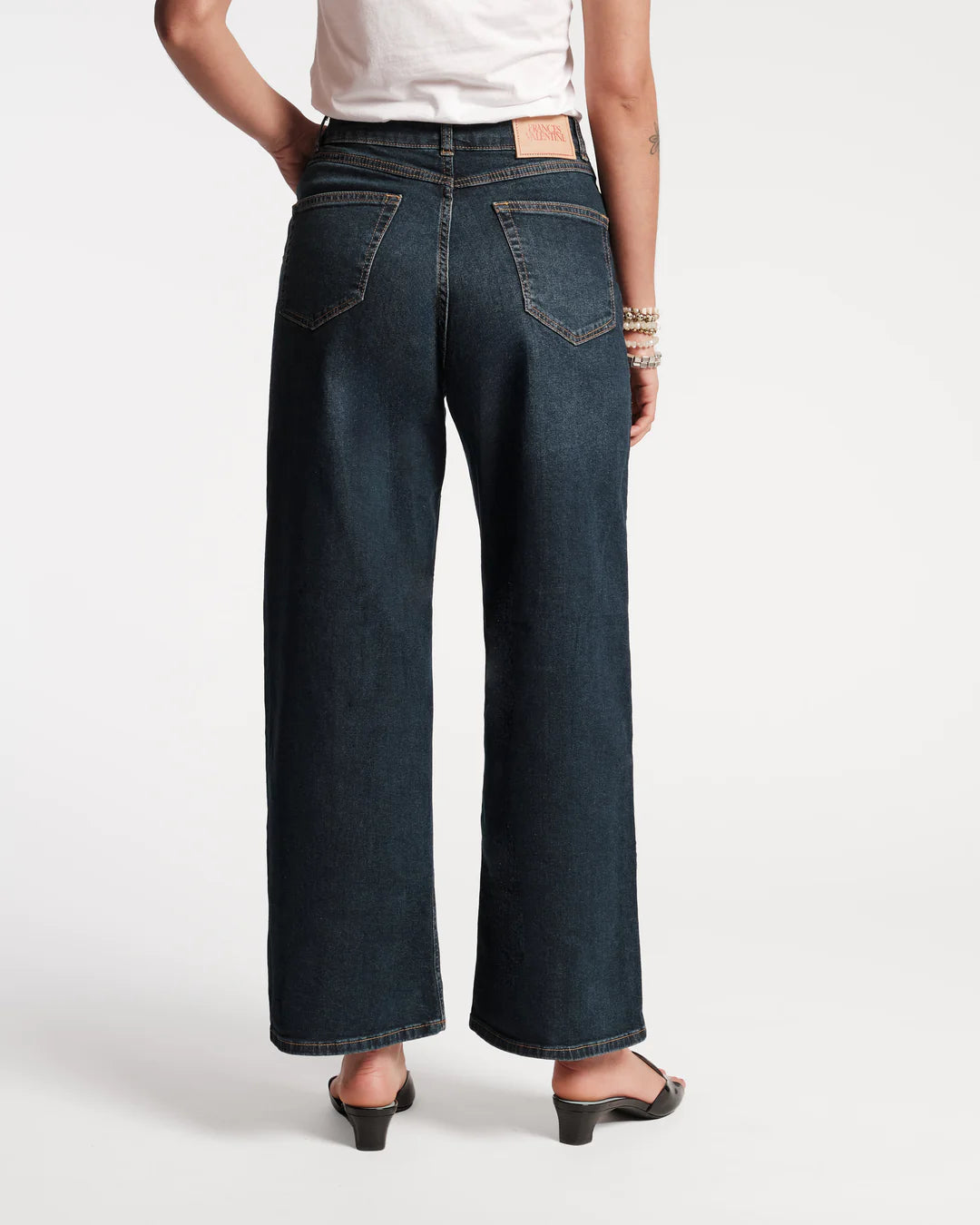 Frances Valentine Navy Denim Ace Jean - Stretch & Comfortable