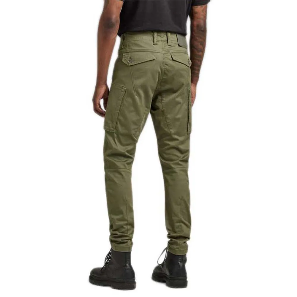 G-Star RAW Men’s SHADOW OLIVE ZIP PKT 3D SKINNY CARGO-PANT