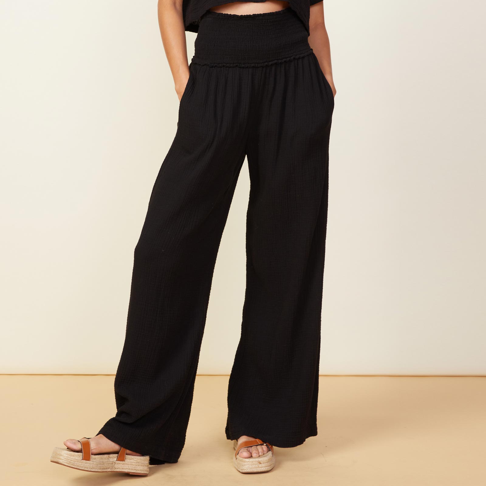 Gauze Flare Pant