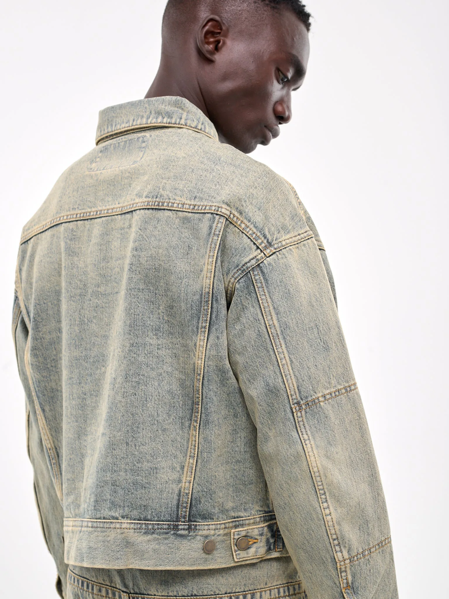 Gem Denim Jacket in Surface Wave