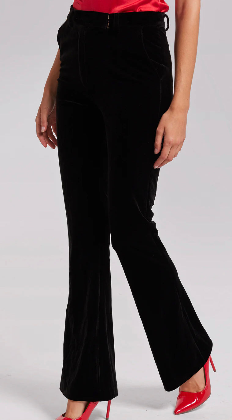 Generation Love Jackie Velvet Pants Black