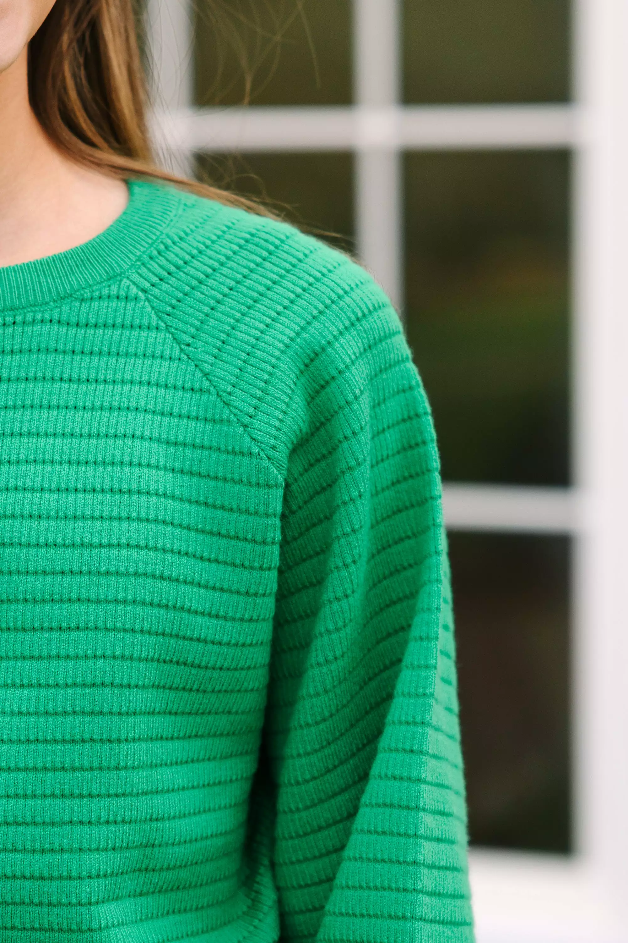 Girls Green Sweater