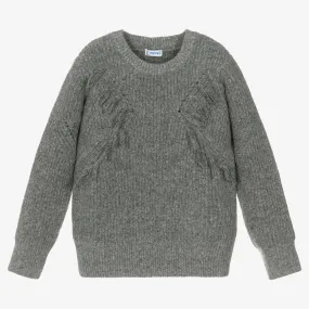 Women's Gray Knit Jumper