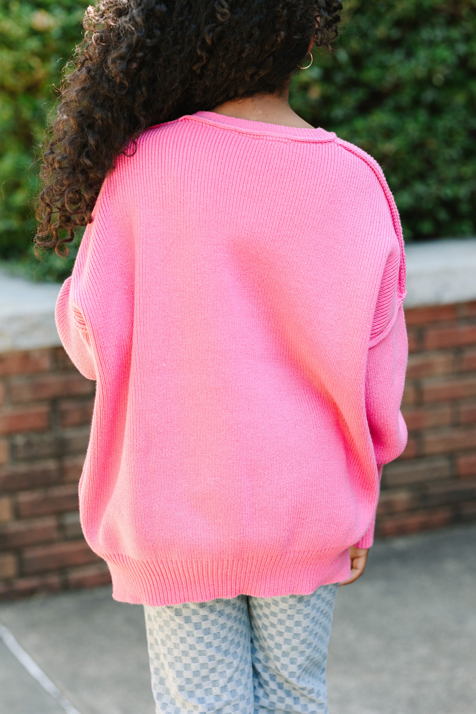 Girls Joy Pink Sweater - Get it Now