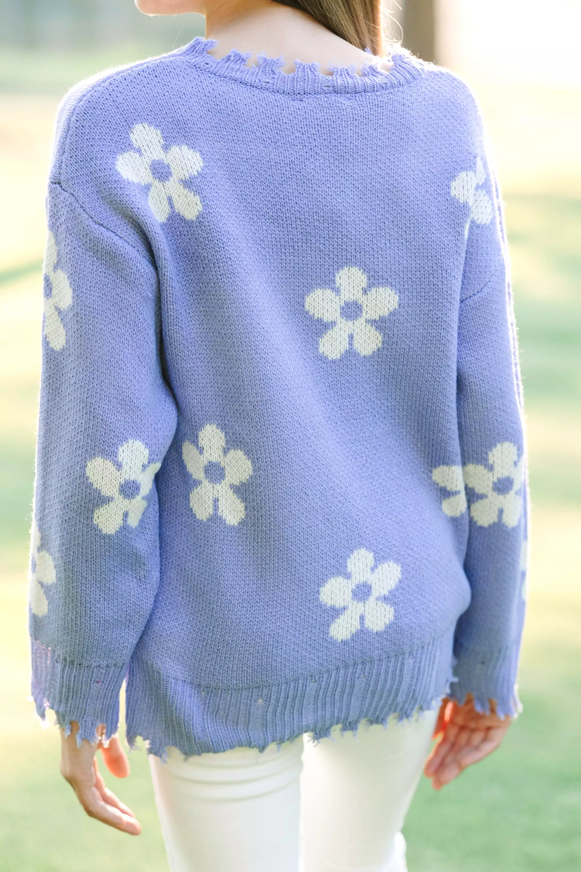 Girls Lavender Purple Floral Sweater - Find the Perfect Pick for Your Style