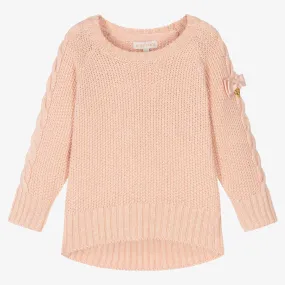 Pink Bow Sweater for Girls