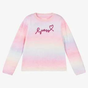 Pink Girls Knit Sweater