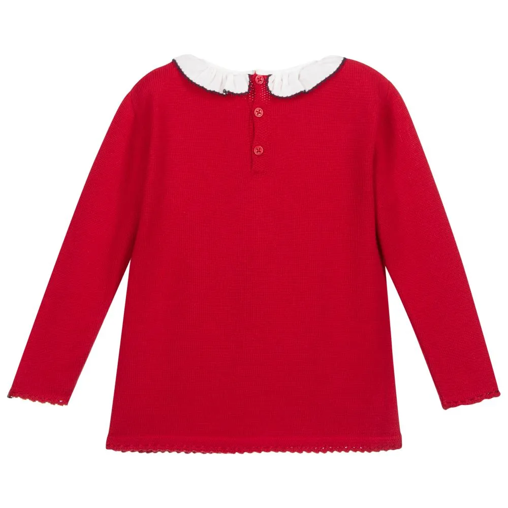 Red Heart Sweater for Girls