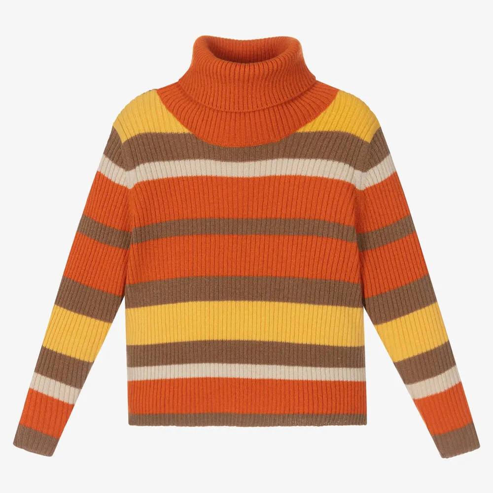 Striped Wool Sweater for Girls