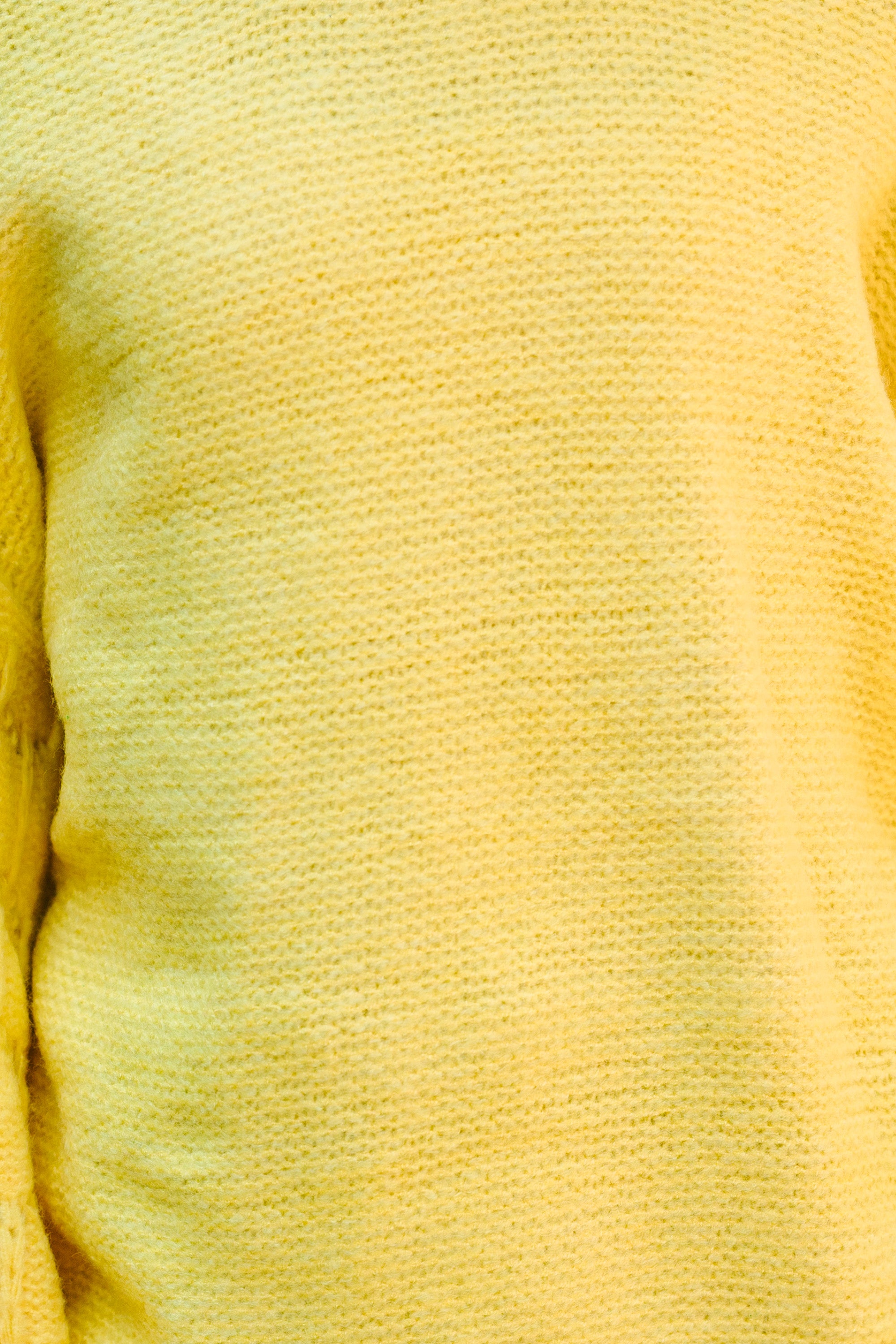 Girls Yellow Textured Sweater – Feeling Close to You