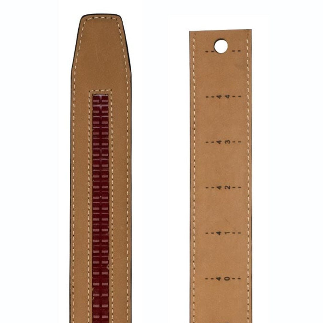 Google strap dress belt Alligator Coffee V2 1 3/8