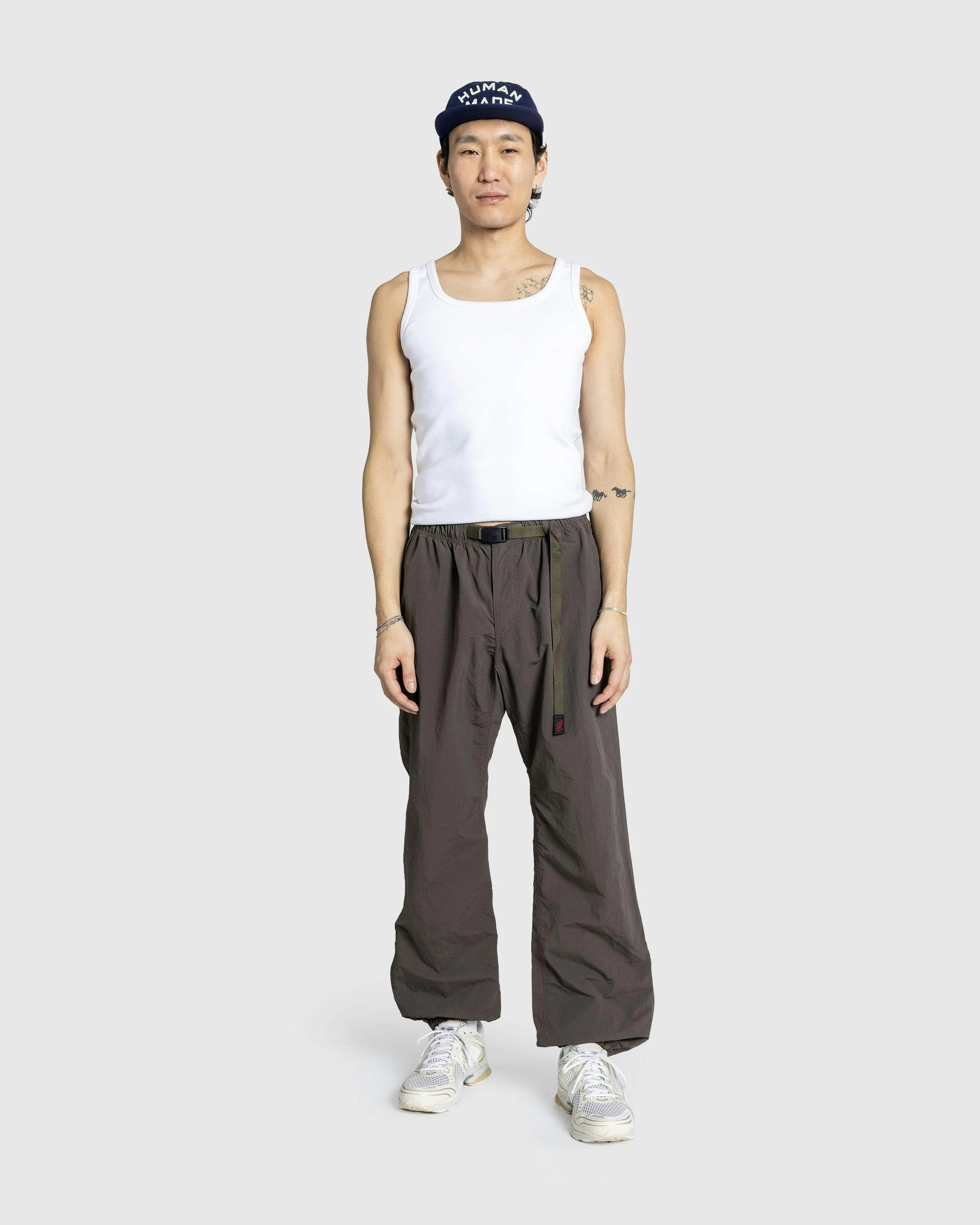 Dark Brown Nylon Track Pant by Gramicci on Highsnobiety Shop