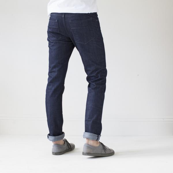 Gray Stitch Jean with Jones Resin Rinse