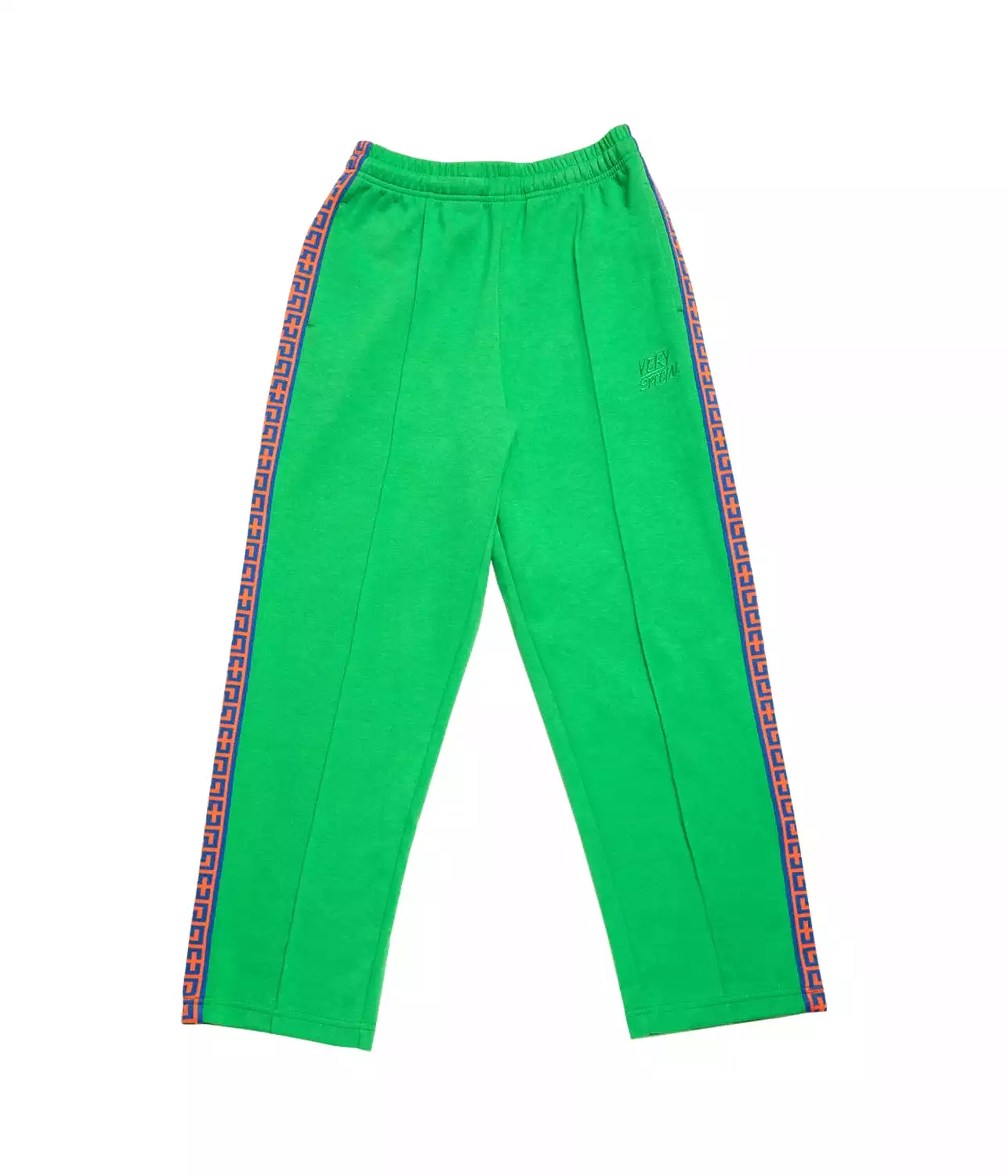 Green Geo Track Pant