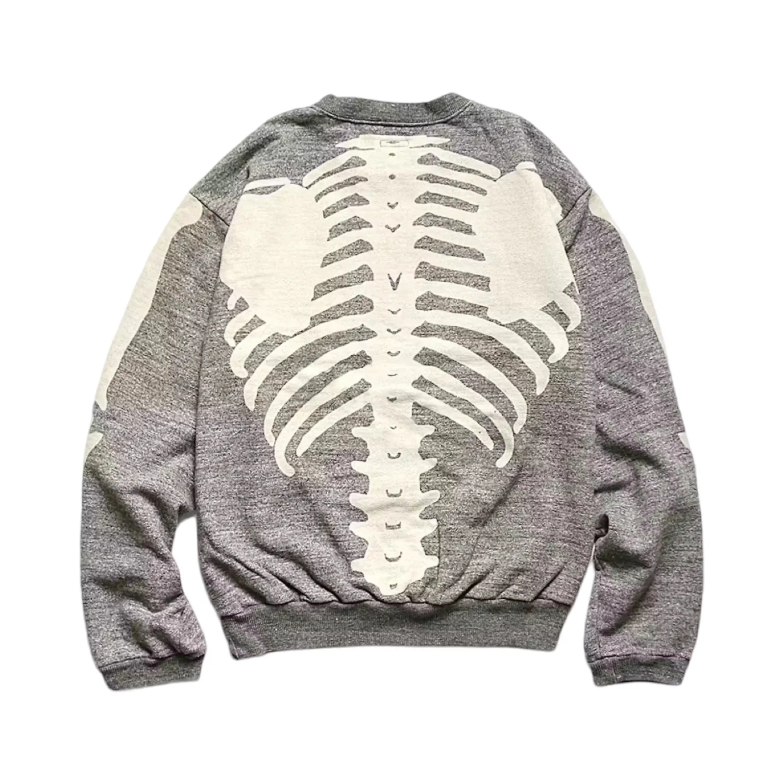 Grey Bone Knit Kapital Sweater