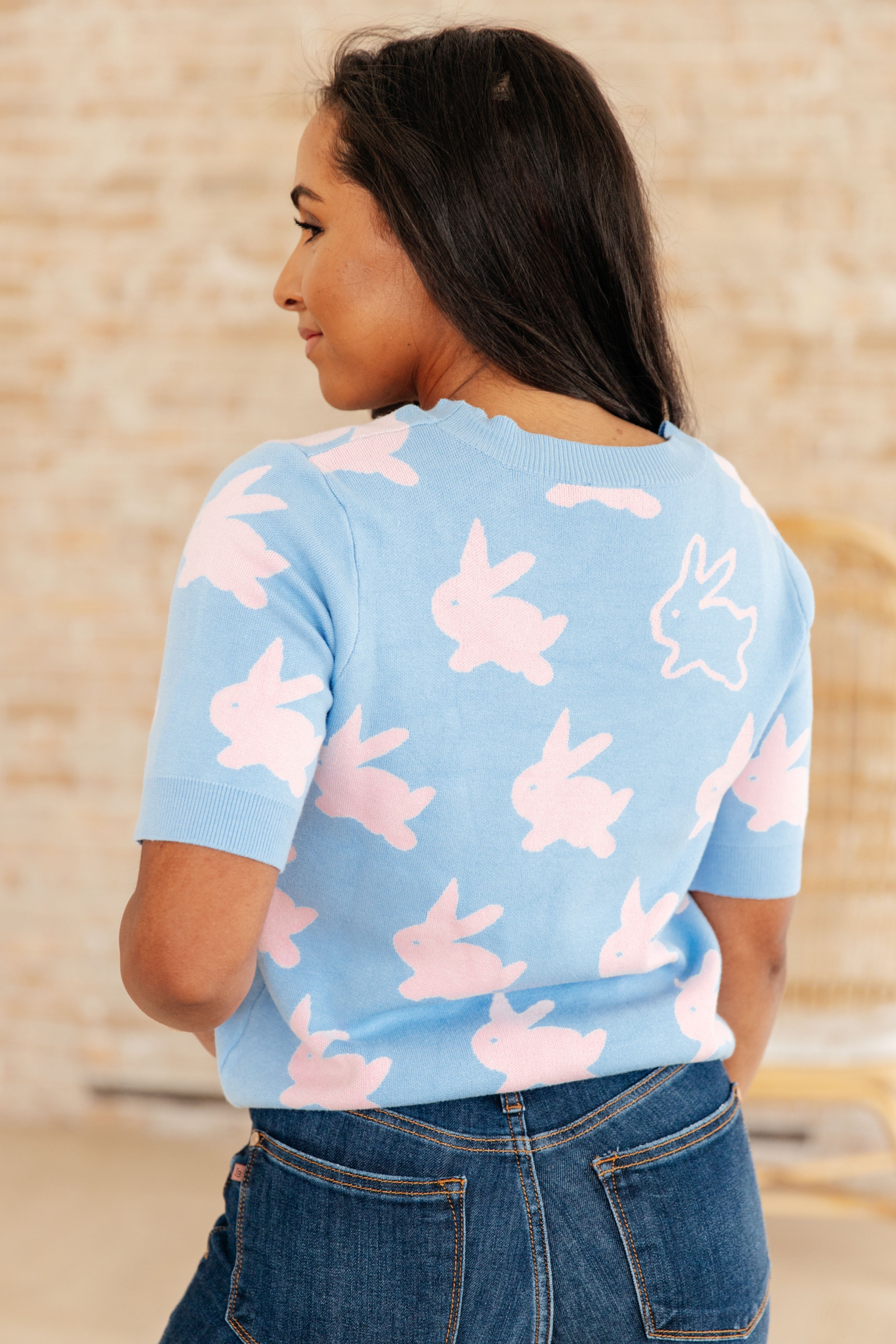 Half Sleeve Sweater - Miss Cottontail