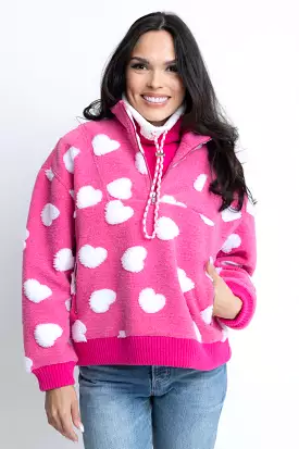 Heart Fleece Sweater