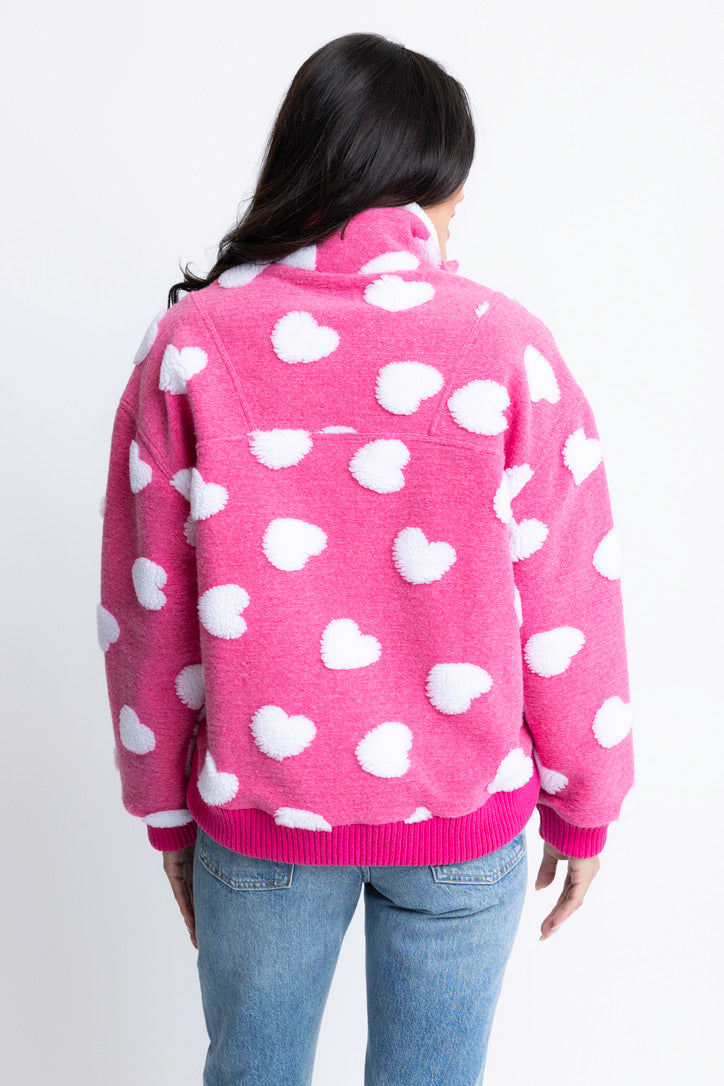 Heart Fleece Sweater