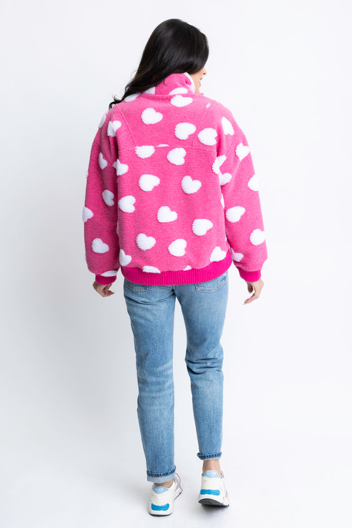 Heart Fleece Sweater