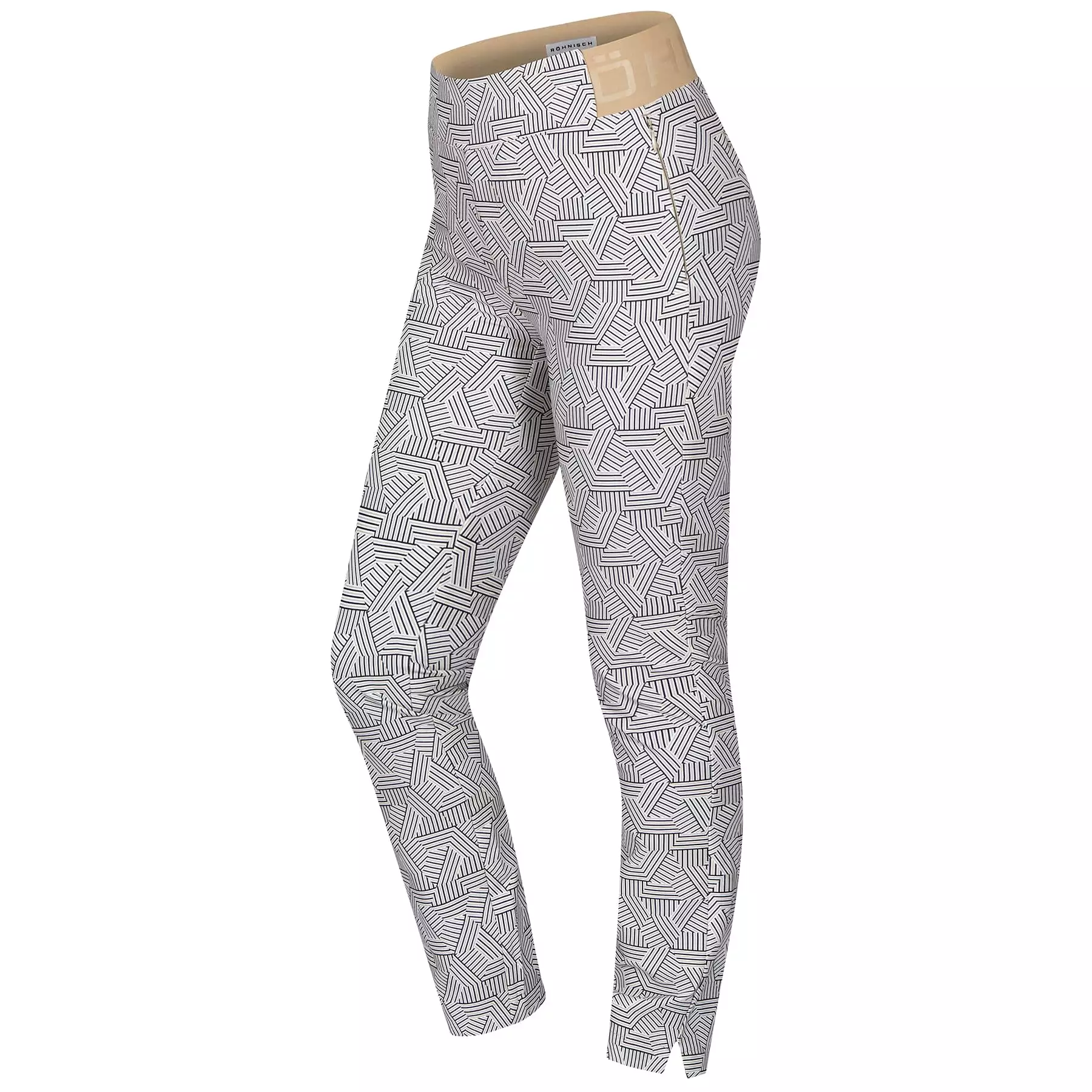 Hexagon Beige Kay Leggings - SS24